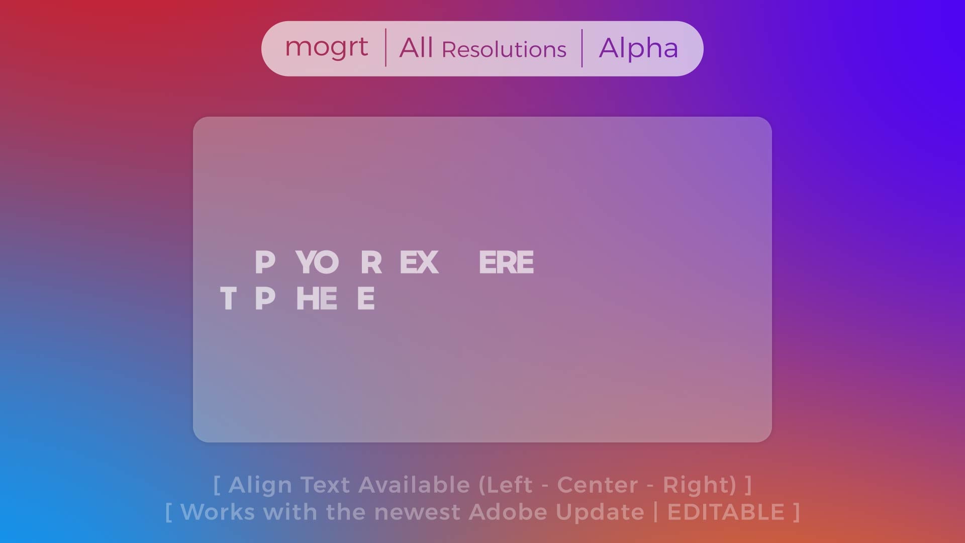 Text Animation - Opacity
