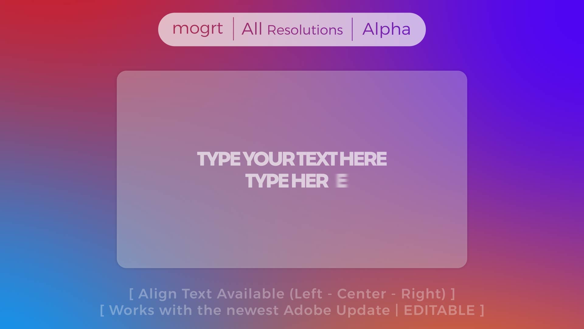 Text Animation - Position