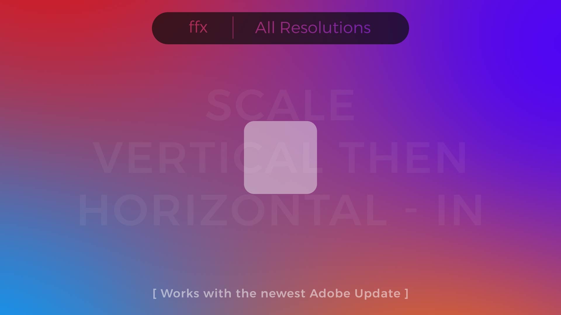 Scale - Vertical Then Horizontal - In