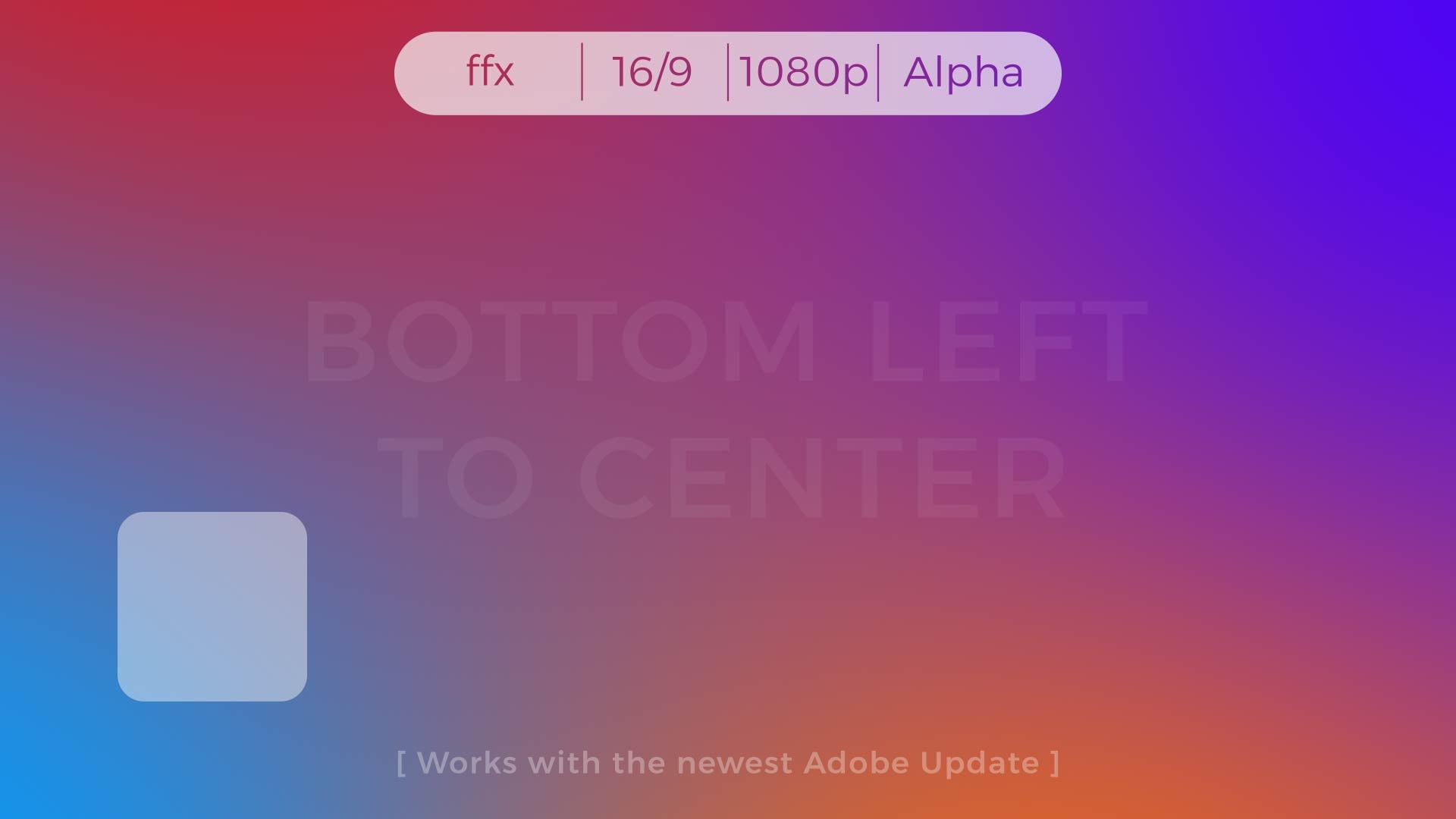 Bottom Left to Center