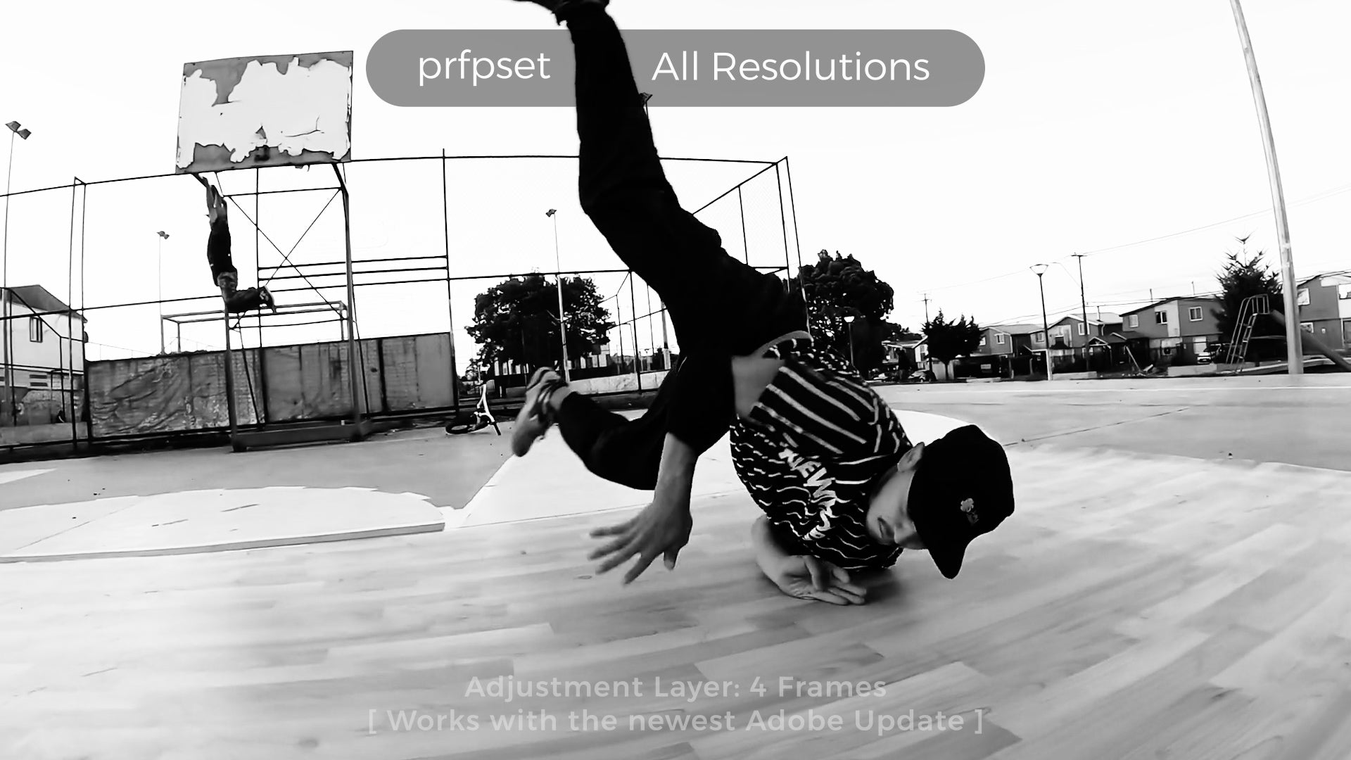 Glitch Transition - B&W