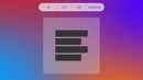 Solid Icon - Horizontal 4 lines