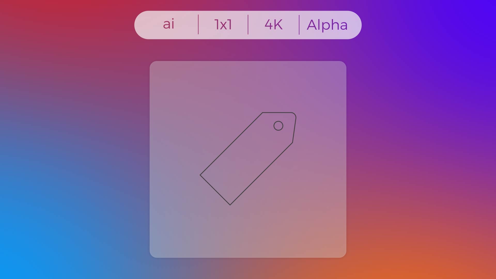 Stroke Icon - Tag