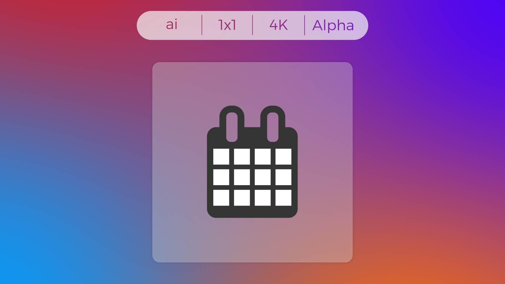 Solid Icon - Calendar