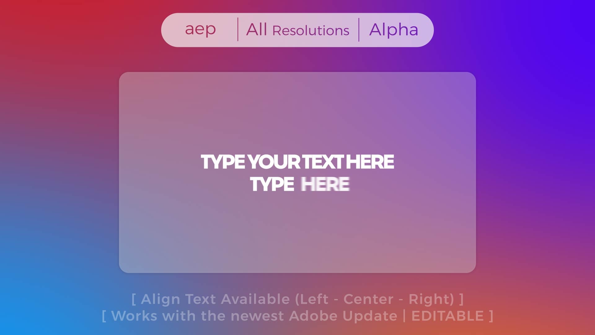 Text Animation - Position