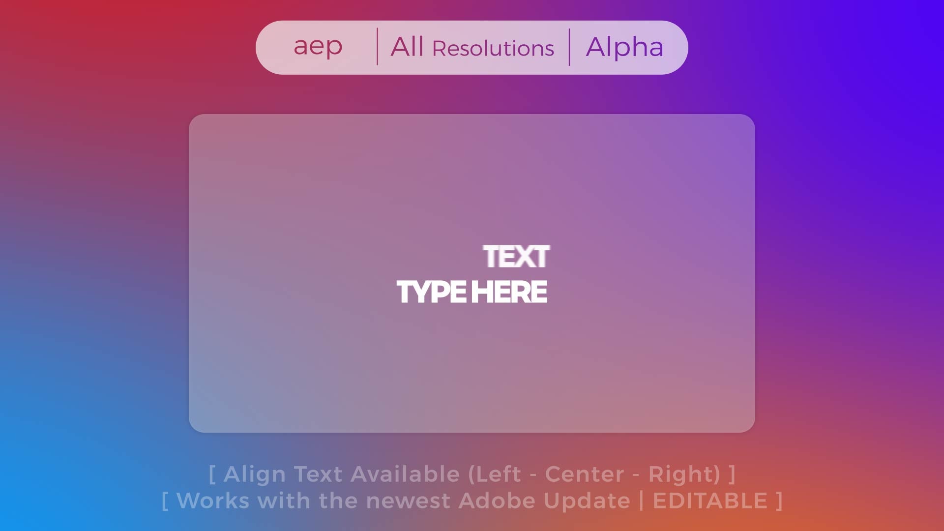 Text Animation - Position