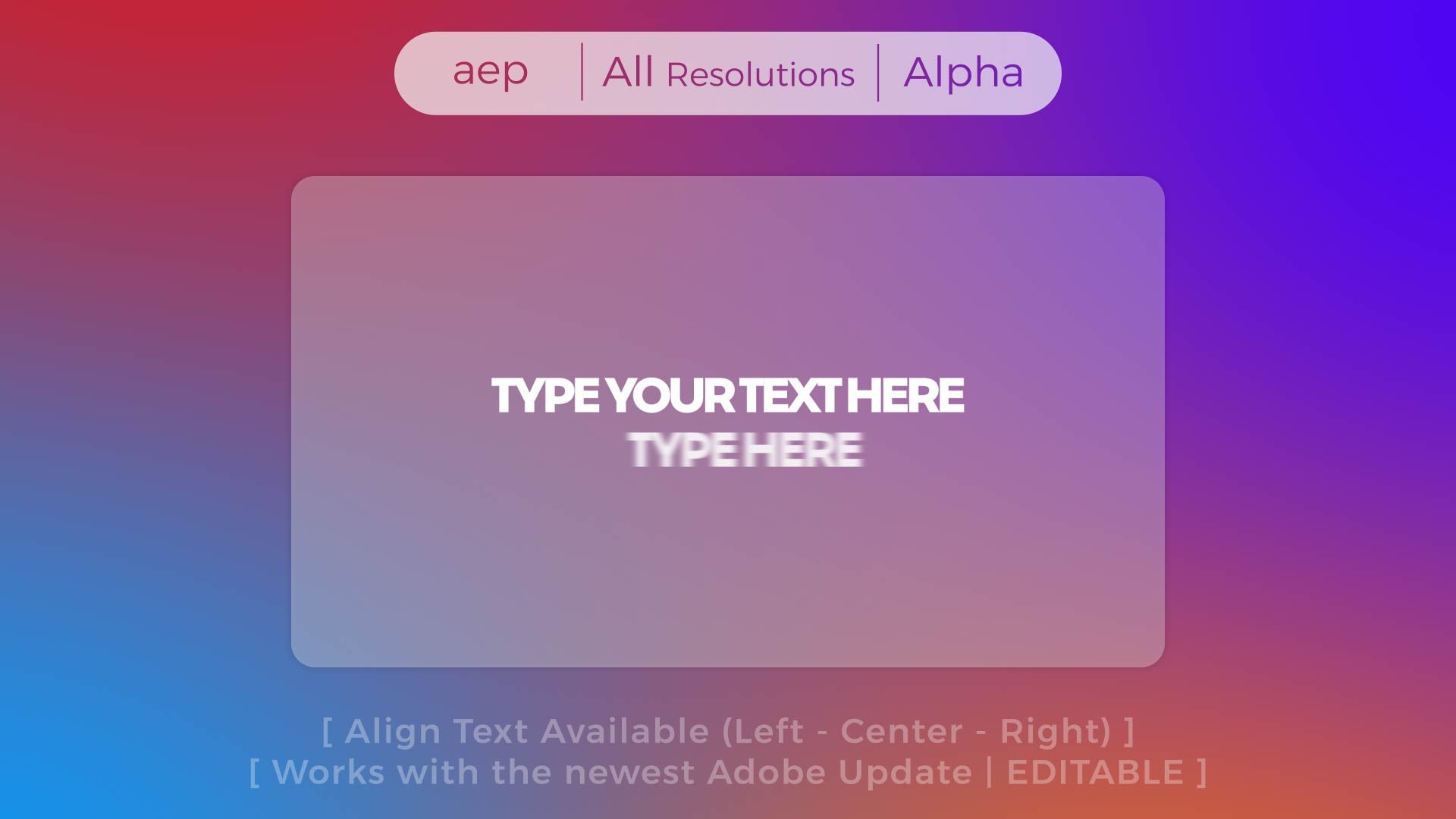 Text Animation - Position