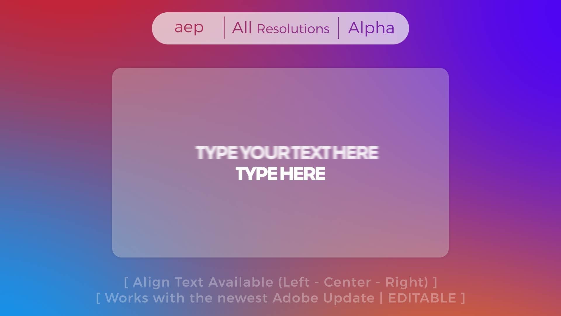 Text Animation - Position