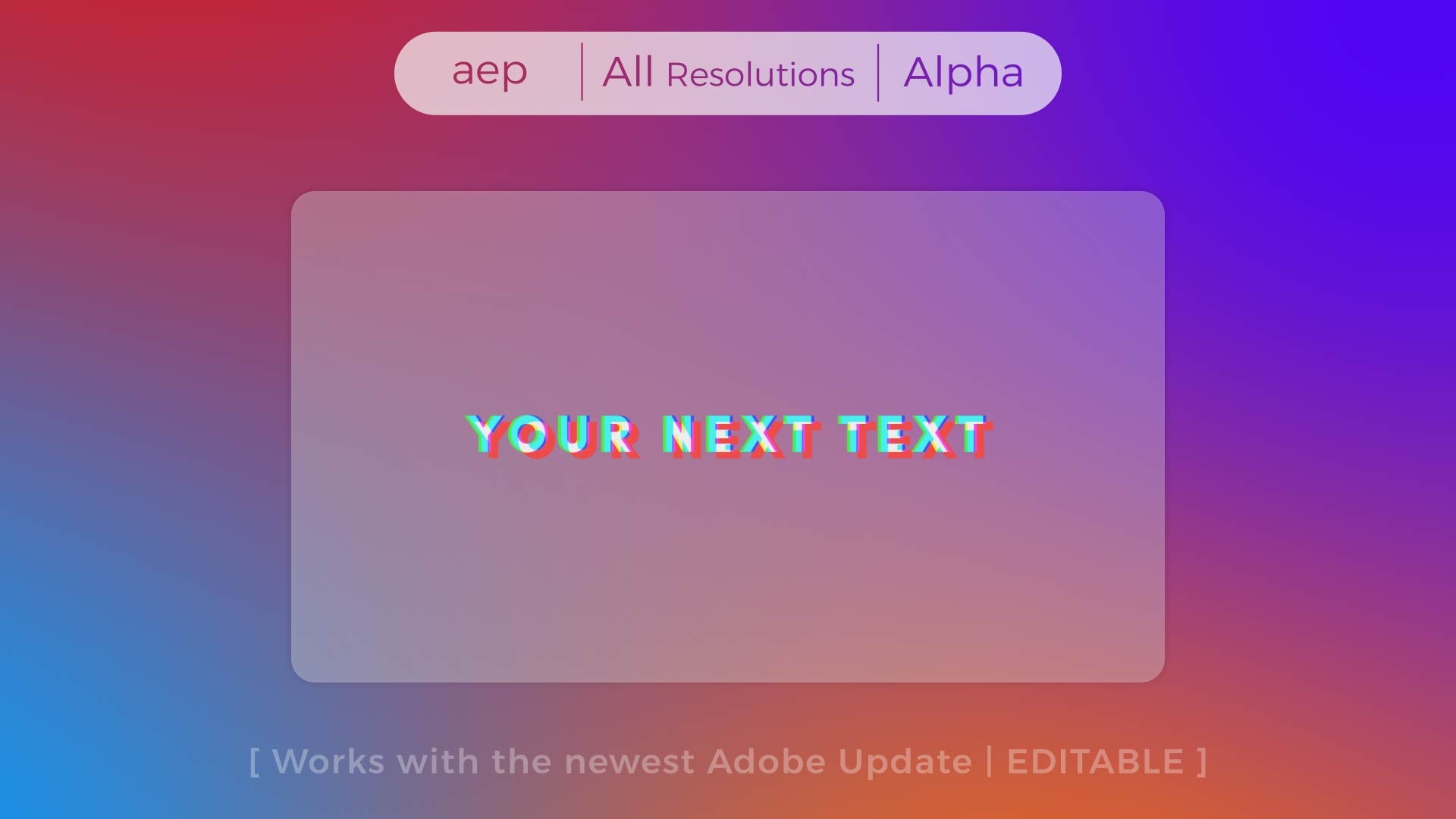 Title Glitch Transition