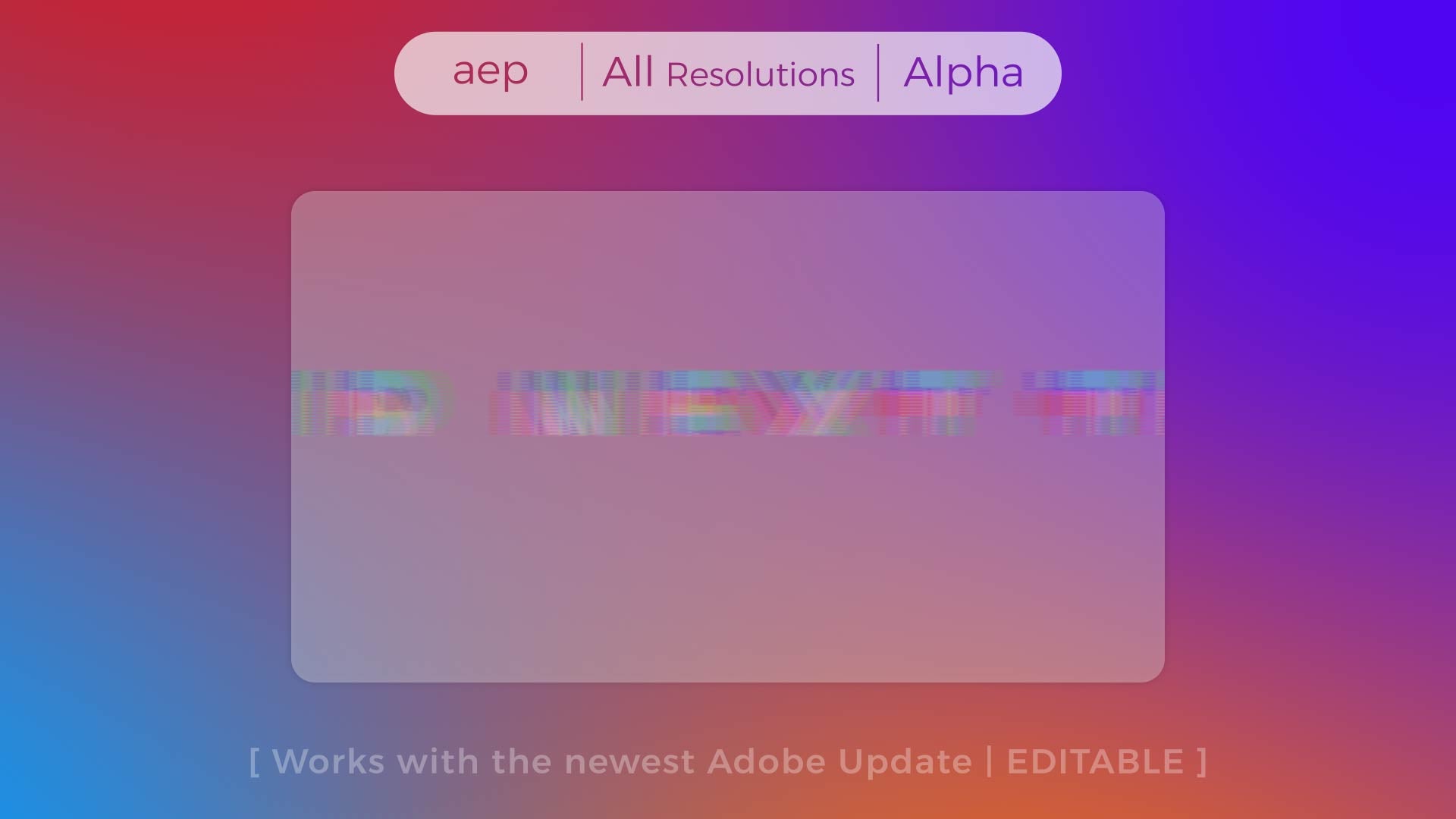 Title Glitch Transition