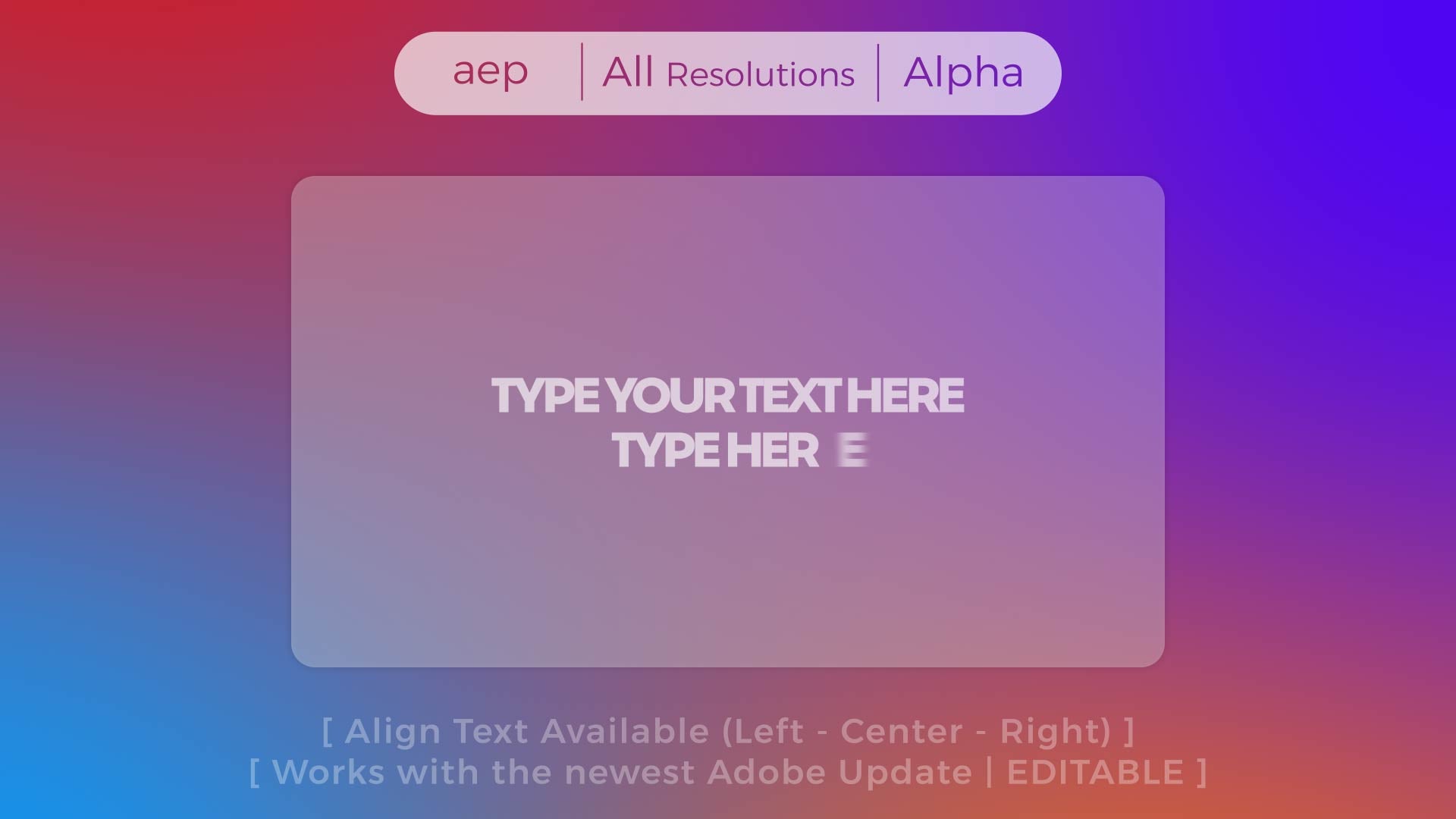 Text Animation - Position